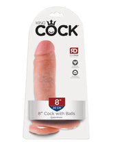 8" Cock with Balls